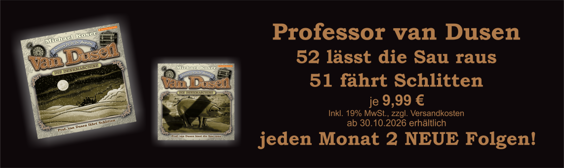 Professor van Dusen fährt Schlitten