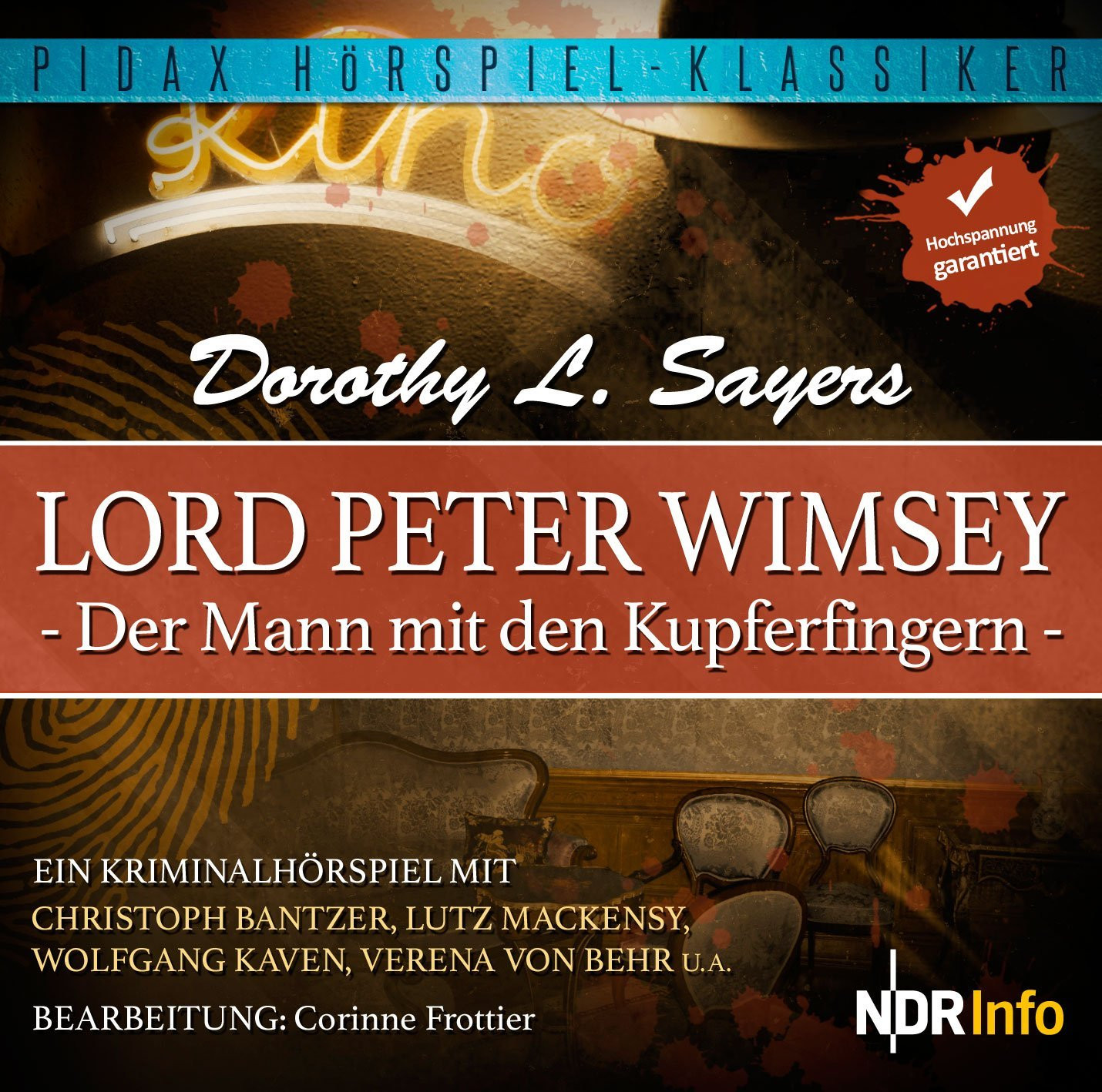 Pidax Hörspiel Klassiker - Lord Peter Wimsey - Der Mann mit den Kupferfingern