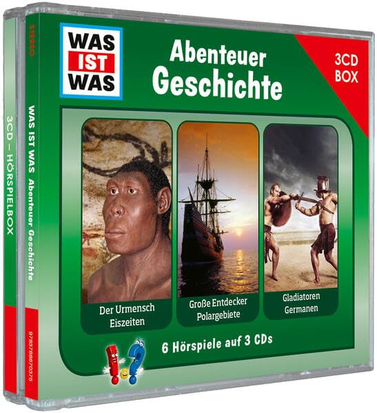 Was ist Was (3 CD-Box) - Abenteuer Geschichte