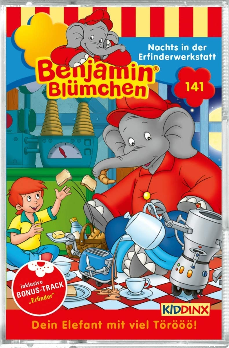 Benjamin Blümchen - Folge 141: Nachts in der Erfinderwerkstatt (MC)
