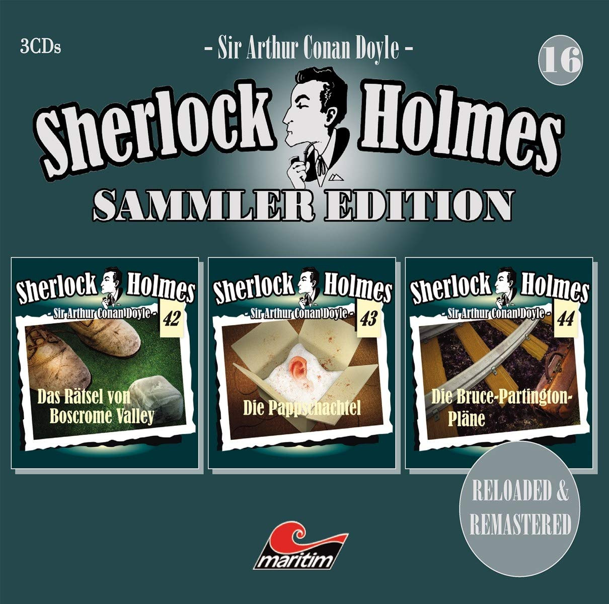 Sherlock Holmes - Sammler Edition - Box 16 (Folge 42, 43, 44)