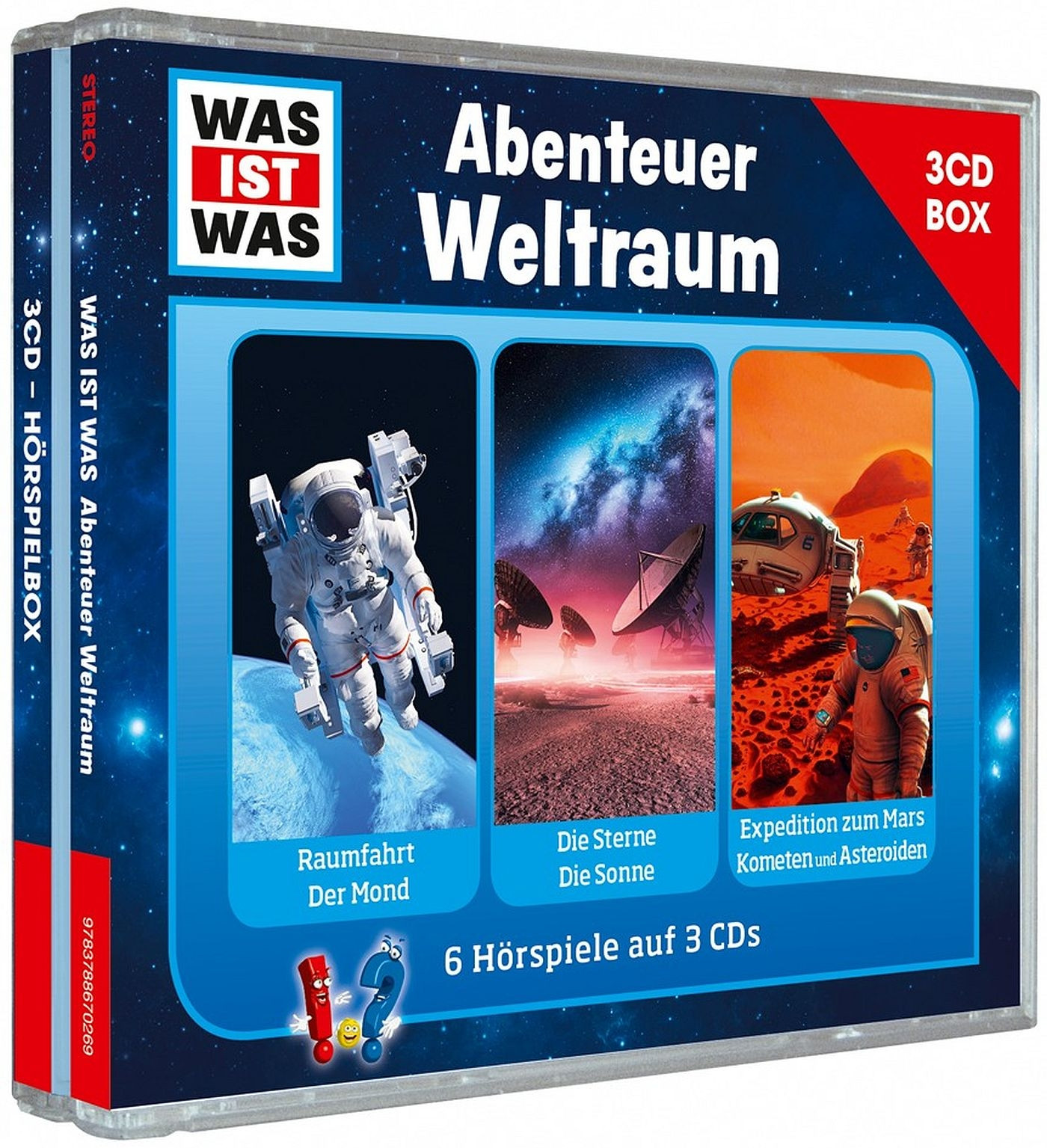 WAS IST WAS 3-CD-Hörspielbox Vol. 6: Abenteuer Weltraum