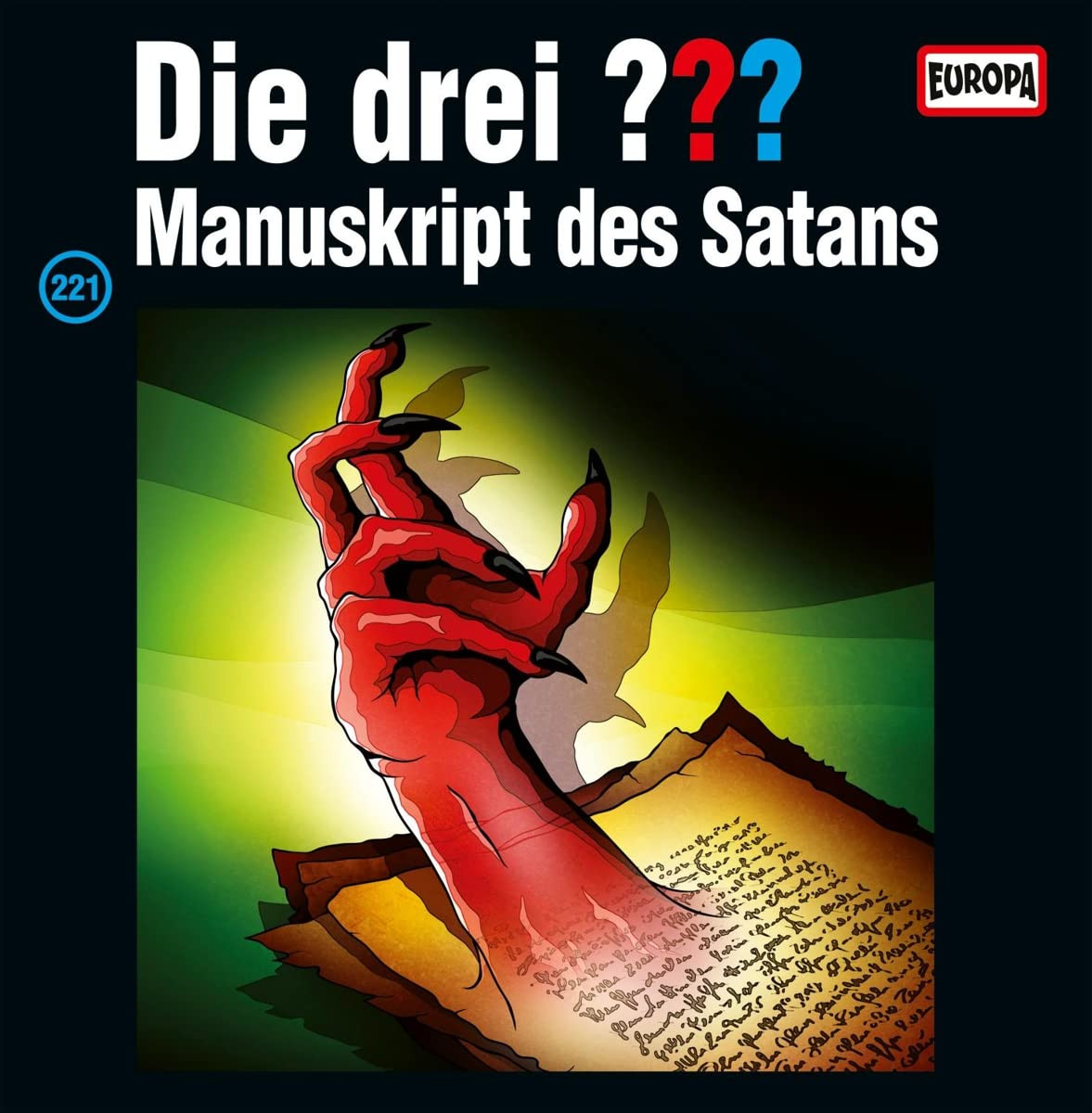 Die drei ??? Fragezeichen 221 Manuskript des Satans (LP)