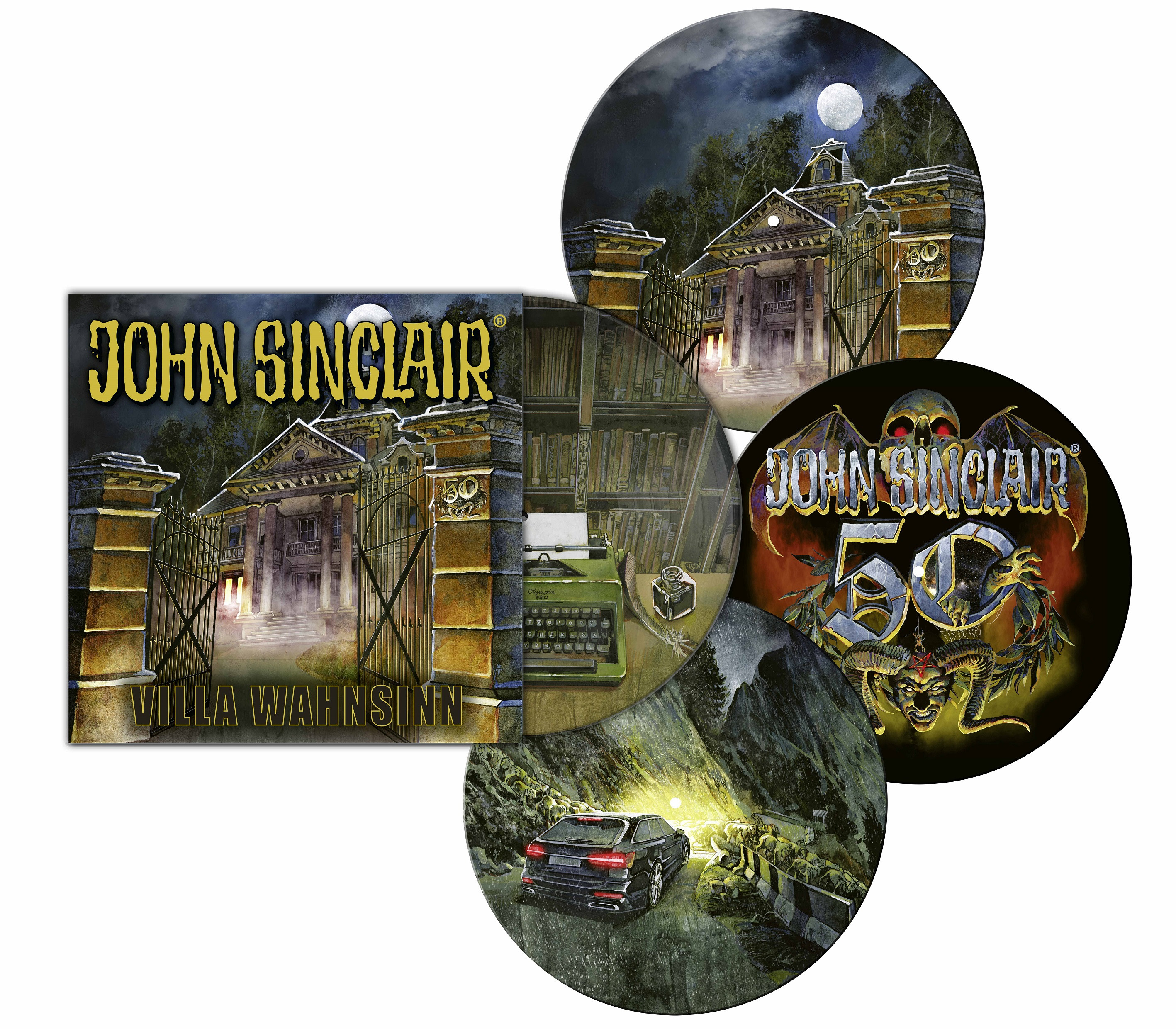 John Sinclair 50 Villa Wahnsinn ( Doppel Picture Vinyl - Limitierte Ausgabe)