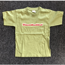 T-Shirt Kassettenkind Olivgrün für Kinder Größe 9/11 (134-146 cm)