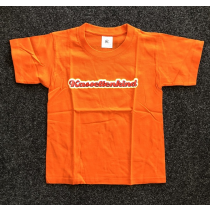T-Shirt Kassettenkind Orange für Kinder Größe 7/8 (122 - 128 cm)