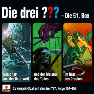 Die drei Fragezeichen Box die 51. Folgen 154, 155, 156