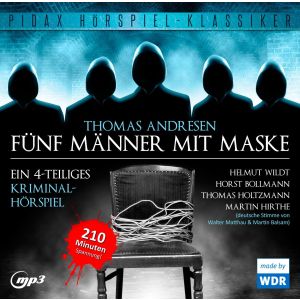 Pidax Hörspiel Klassiker - Fünf Männer mit Maske