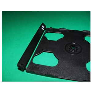 CD Smart Tray black für Doppel CD