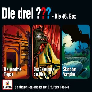 Die drei Fragezeichen Box die 46. Folgen 138, 139, 140