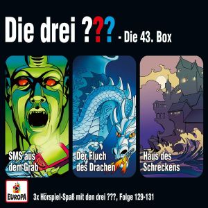 Die drei Fragezeichen Box die 43. Folgen 129, 130, 131