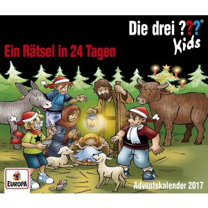 Die drei ??? Fragezeichen Kids - Ein Rätsel in 24 Tagen -  Adventskalender 2017