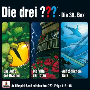 Die drei Fragezeichen Box die 38. Folgen 113, 114, 115