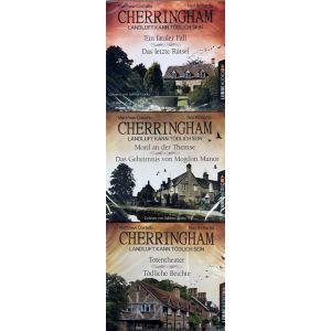 3 x Cherringham - 6 Hörbuch Krimis auf 18 CD !!!