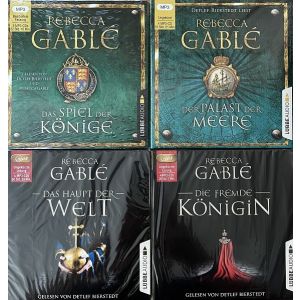 4 x Rebecca Gable - Historische Hörbücher - auf 15 mp3CD !!!