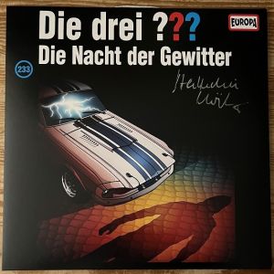drei Fragezeichen Folge 233 die Nacht der Gewitter (LP) Original signiert !!!