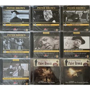 9 CD Pater Brown Krimi - Hörspielpaket !!!