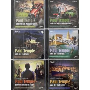 6 x Pidax - Paul Temple - Hörbuch Paket