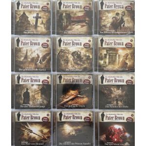 12 CD die rätselhaften Fälle des Pater Brown aus Folge 1 - 16 Hörspielpaket !!!