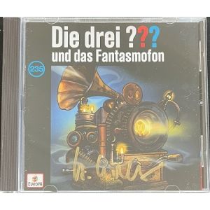 drei Fragezeichen Folge 235 und das Fantasmofon  (CD) SIGNIERT !!!