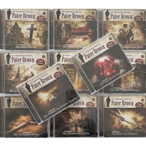 11 CD die rätselhaften Fälle des Pater Brown aus Folge 1 - 16 Hörspielpaket !!!