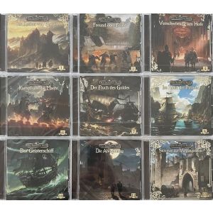 9 x CD Das schwarze Auge Paket 1: 9 Folgen aus 01-13 im Paket