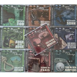 10 x CD Morgan & Bailey - Krimi Hörspiel Paket