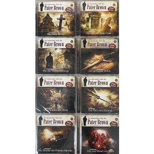 8 CD die rätselhaften Fälle des Pater Brown aus Folge 1 - 16 Hörspielpaket !!!