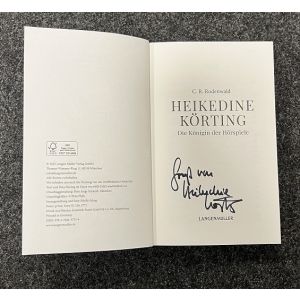 Heikedine Körting - Die Königin der Hörspiele - Biographie - SIGNIERT !!! 