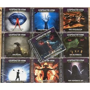 10 x CD Gespenster-Krimi Gänsehaut Hörspiel Paket
