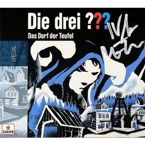 CD Die drei Fragezeichen - Das Dorf der Teufel (Planetarium Special) - vom Autor signiert !!!