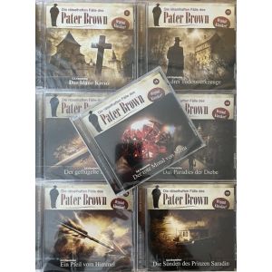 7 CD die rätselhaften Fälle des Pater Brown aus Folge 1 - 16 Hörspielpaket !!!