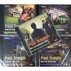 5 x Pidax - Paul Temple - Hörbuch Paket