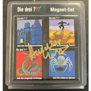 die drei  ??? Fragezeichen - Magnet-Set signiert !!!