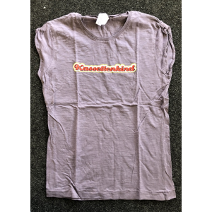 T-Shirt Kassettenkind Flieder für Frauen Größe S