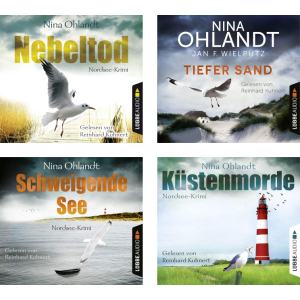 4 x Nina Ohlandt - Küsten-Krimis auf 24 CD !!!