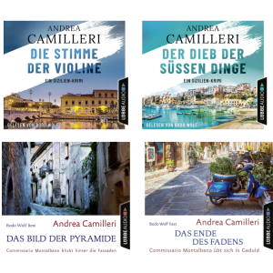 4 x Andrea Camilleri - Hörbuch Krimis auf 16 CD !!!