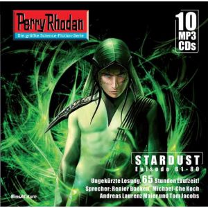 Perry Rhodan Sammelbox Stardust-Zyklus 4 Episode 61-80 (10 MP3-CDs)