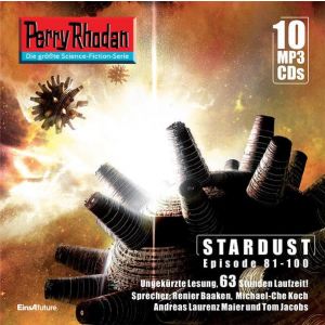Perry Rhodan Sammelbox Stardust-Zyklus 5 Episode 81-100 (10 MP3-CDs)
