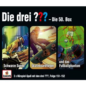 Die drei Fragezeichen Box die 50. Folgen 151, 152, 153