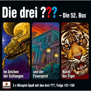 Die drei Fragezeichen Box die 52. Folgen 157, 158, 159