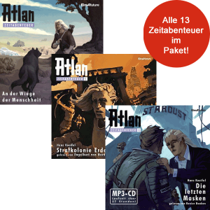 Atlan Zeitabenteuer Komplett 1 - 13 (MP3-CDs)
