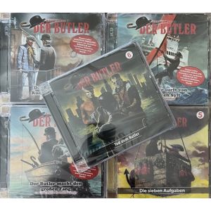 8 x CD Der Butler Folge 2 - 6 Hörspielkrimipaket !!!
