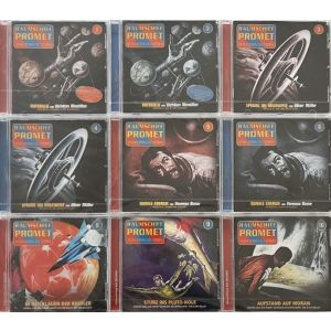9 x CD Raumschiff Promet aus den Folgen 01 -10 im Paket !!!