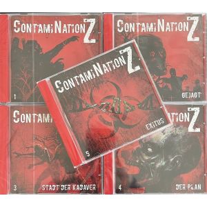 5 x CD ContamiNation Z Folge 01 - 05 Komplett