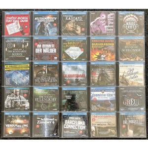 25 x CD Pidax - Krimi / Thriller - Hörspiel Paket