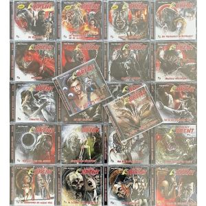 22 x CD Larry Brent Hörspiel Paket !!!