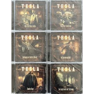 6 x CD Nikola Tesla Folge 1 - 6 im Paket - Hörspiele