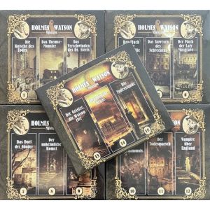 16 x CD Holmes & Watson Mysterys Folge 01 - 15 Komplett 