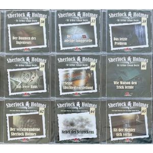 9 x CD Maritim Sherlock Holmes aus Folge 56 - 65 Hörspiele